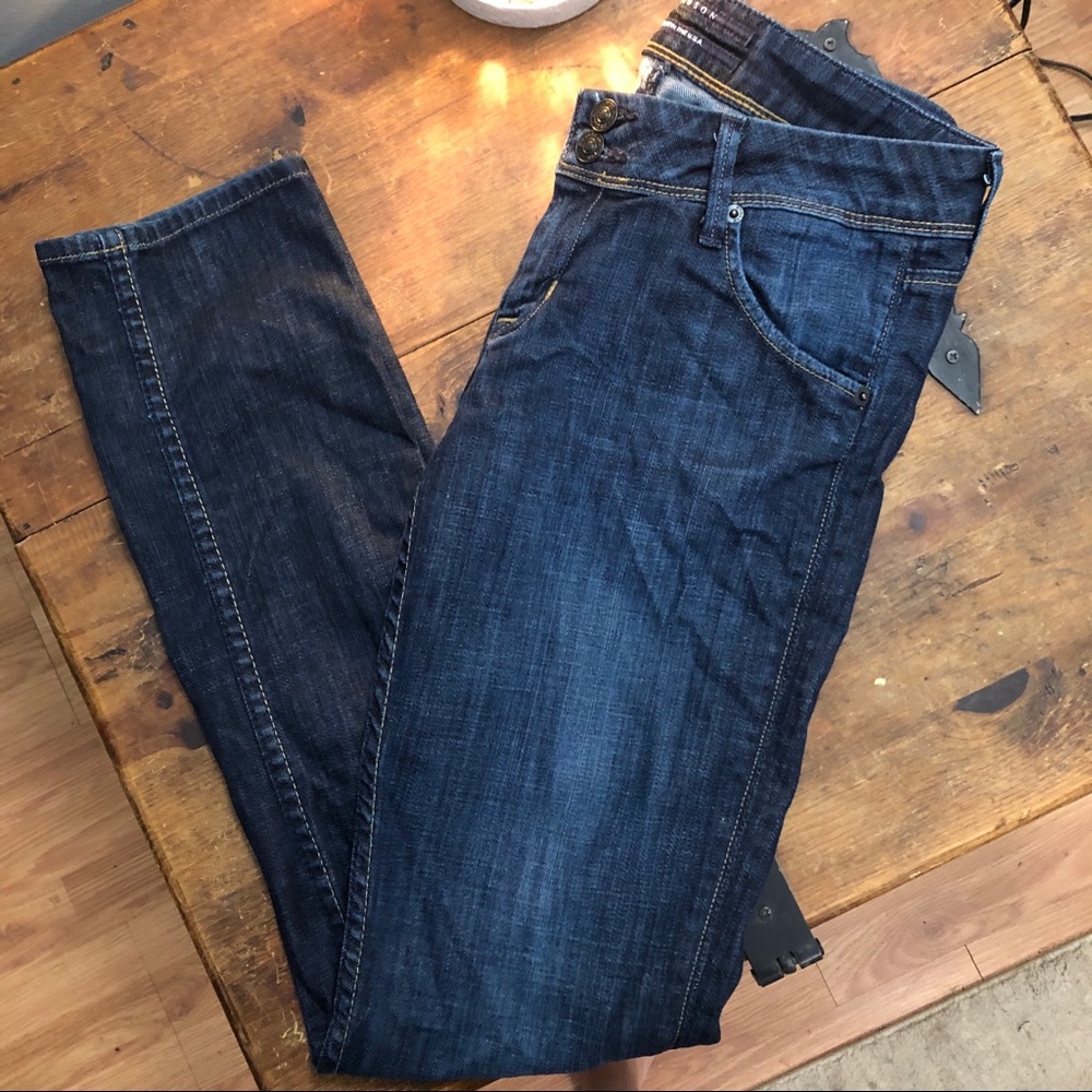 Hudson Dark Wash Jeans - Picture 2 of 7